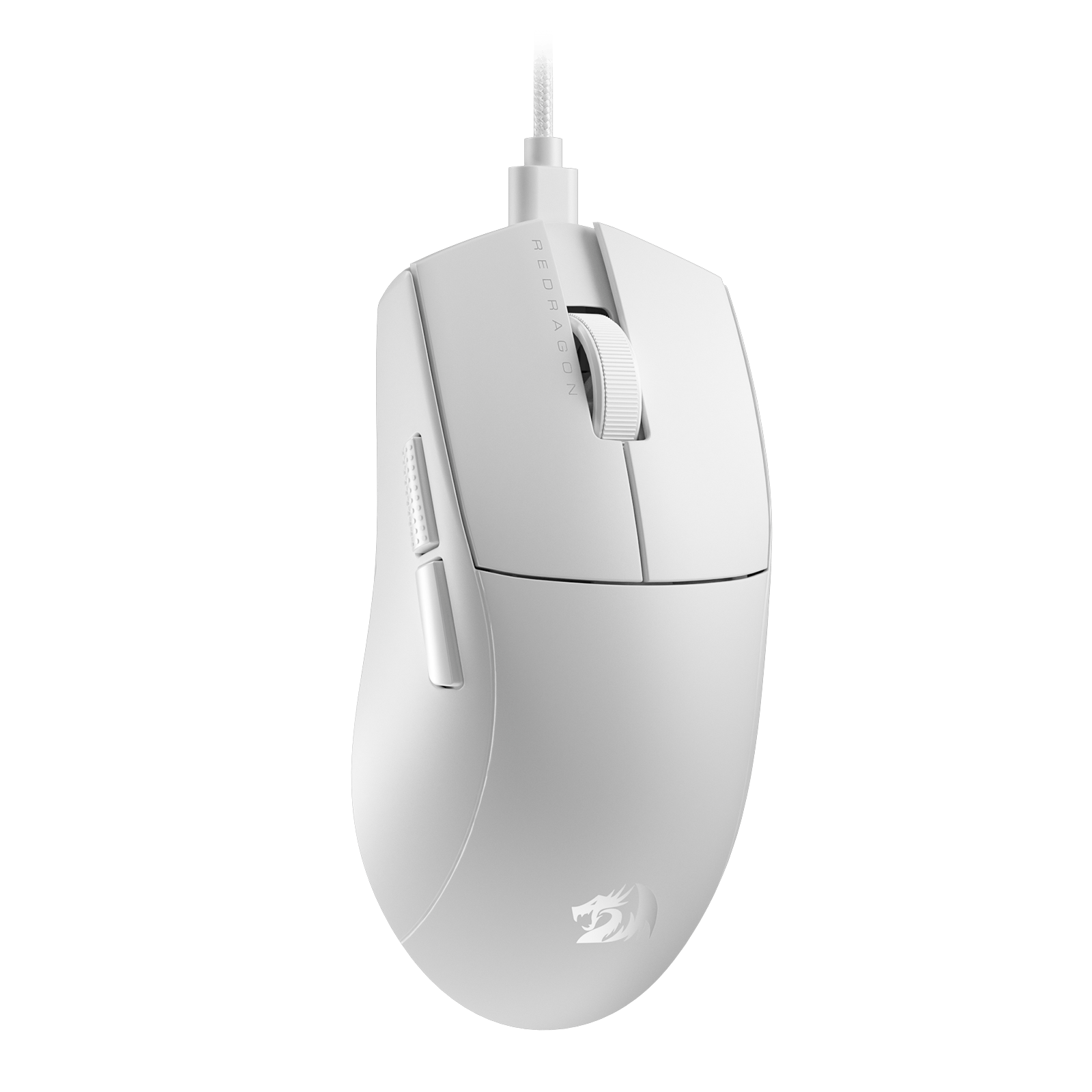 Mouse Redragon K1NG M724 , 1K Hz , 12.4K DPI , 42Gram UltraLight , 5 Programmable Buttons , White , M724