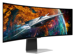 Monitor 49" Samsung Odyssey OLED G9 S49CG954SU , Curved 1800R 49" UWQHD 5120x1440p 240Hz 0.03ms OLED HDR10+ 99%DCI-P3
