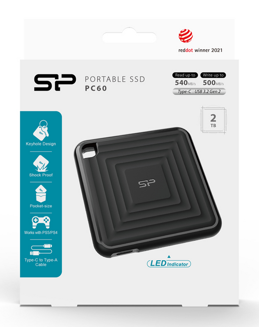 SSD External 2TB Silicon Power PC60 - Albagame