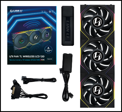 Fan Lian LI UniFan TL Wireless LCD ARGB  Black - Albagame