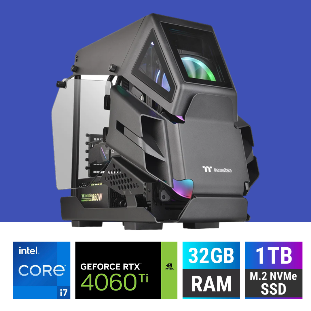 Thermaltake AH T200 , i7-14700KF , RTX 4060 Ti , 32GB RAM , 1TB SSD - Albagame