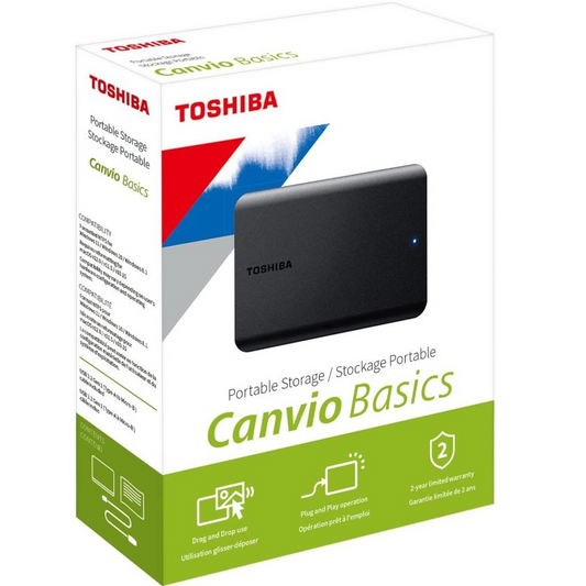 HDD External 1TB Toshiba Canvio Basics - Albagame