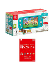 Console Nintendo Switch Lite Animal Crossing Coral + 12 Months Membership - Albagame