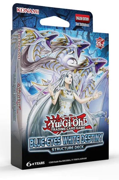 Card Yu-Gi-Oh! Destino Bianco Occhi Blu Structure Deck - Albagame