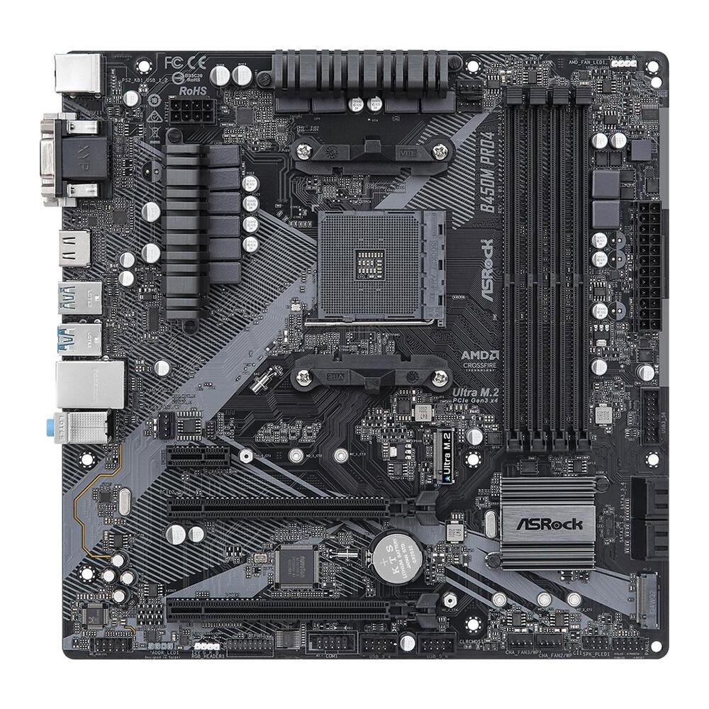 Motherboard ASRock B450M Pro4 R2.0 - Albagame