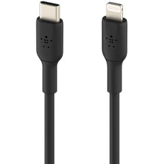 Cable USB-C  Belkin BoostCharge , USB-C to Lightning , 2m , Black , CAA003BT2MBK - Albagame