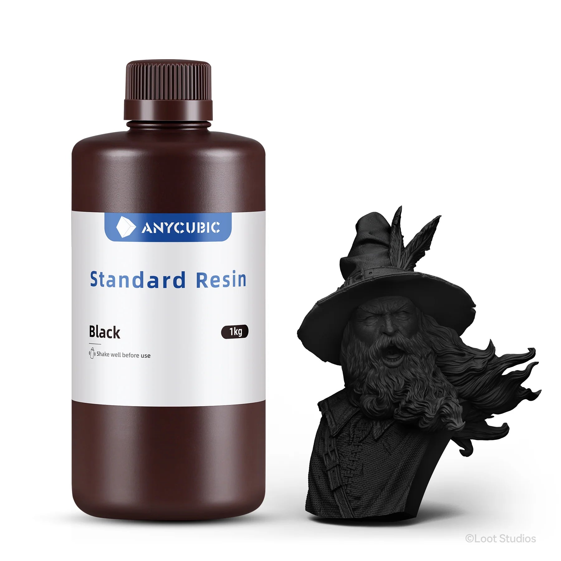 Resin Anycubic Flexible Tough Black 1Kg - Albagame