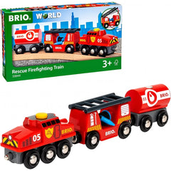 Rescue Fire Fighting Train Brio - Albagame