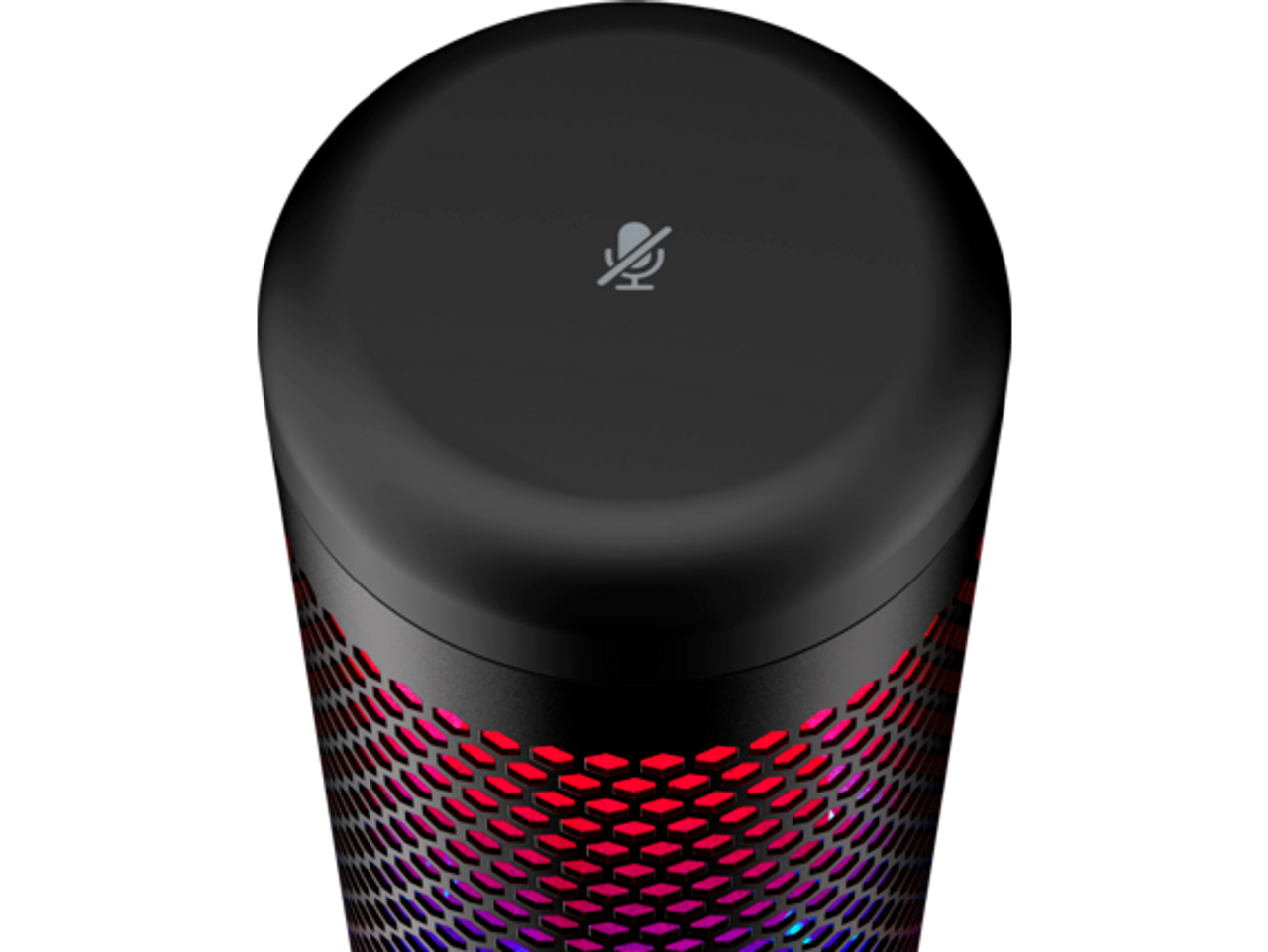 Microphone HyperX QuadCast S , Tap-to-Mute sensor with LED status indicator , USB-C to USB-A cable 2m , Compatible with: PC PS5 PS4 Mac , Black , 4P5P7AA - Albagame