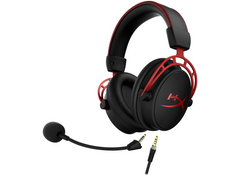 Headset HyperX Cloud Alpha , Over-Ear Gaming Headset , detachable microphone and cable , Black/Red , 4P5L1AM - Albagame