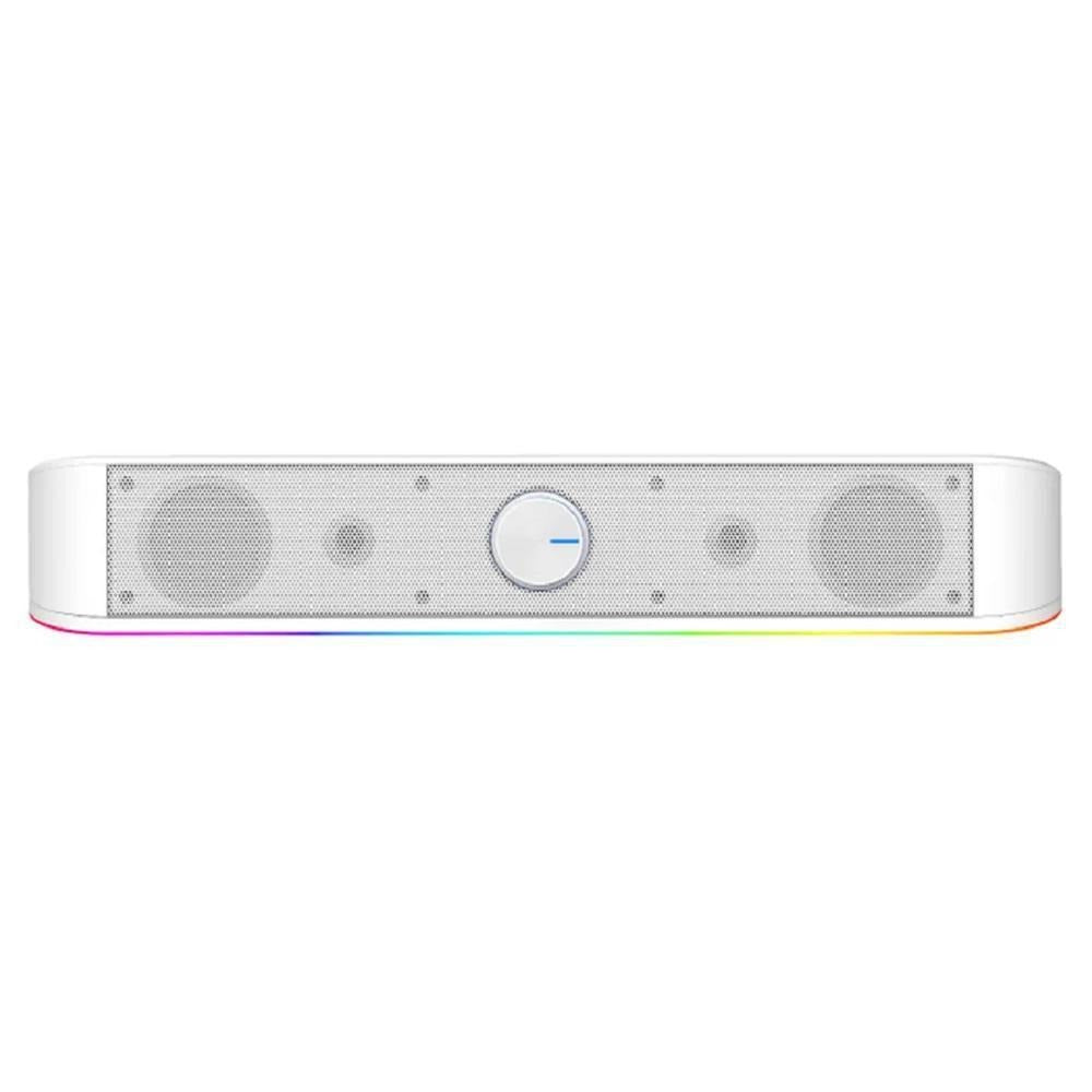 Speakers 2.0 Redragon Adiemus GS560 , RGB , Plug&Play , Soundbar mode , White