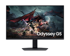 Monitor 27" Samsung Odyssey G50D  QHD 2560x1440p 180Hz 1ms Fast IPS , 1xHDMI 1xDisplayPort , VESA , HAS , G-SYNC Compatible , FreeSync Premium PRO , Black , LS27DG500EUXEN , 1Y