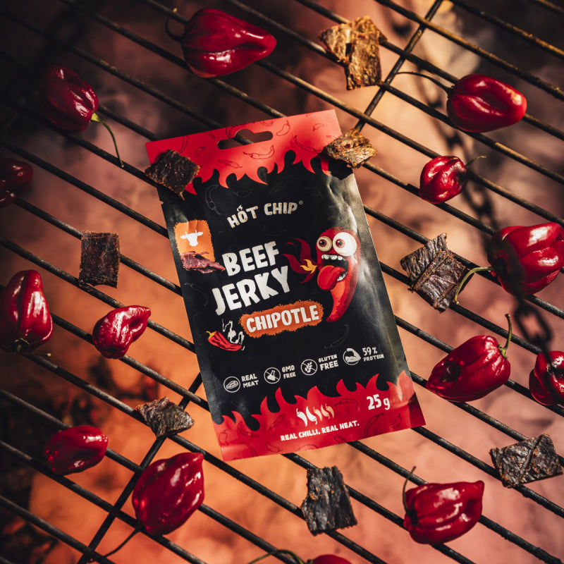 Dried Meat Hot Chip Jerky Chilli Chipotle - Albagame