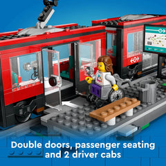Lego City Downtown Streetcar and Station 60423 - Albagame