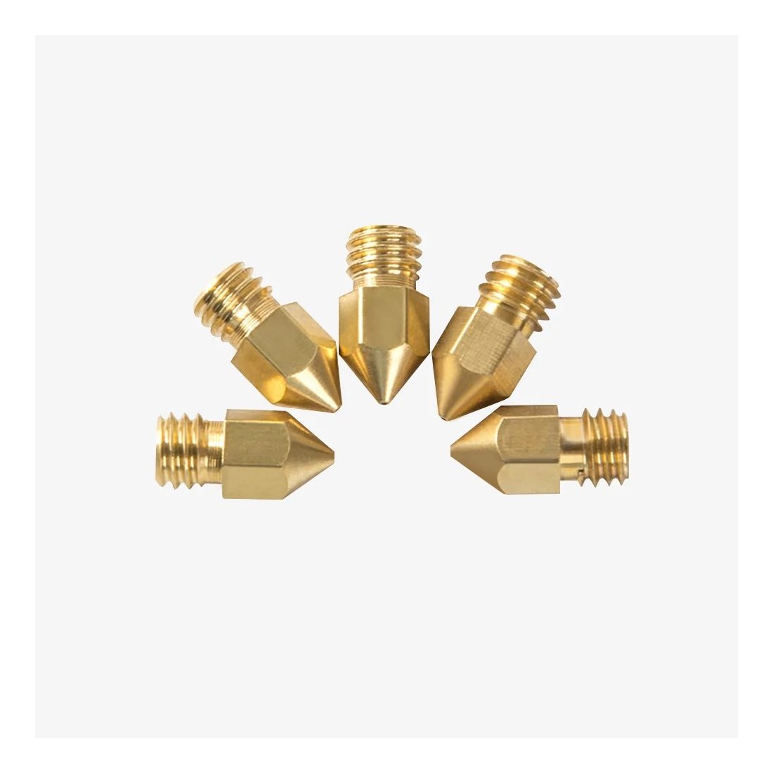 Brass Nozzle Kit CREALITY 0,4mm 6x13mm (x5 pcs) - Albagame