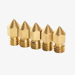 Brass Nozzle Kit CREALITY 0,4mm 6x13mm (x5 pcs) - Albagame