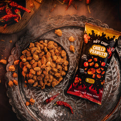 Crispy Peanuts Hot Chip Chilli 70Gr - Albagame