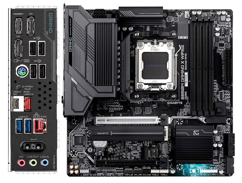 Motherboard Gigabyte B850M GAMING X WIFI6E - Albagame