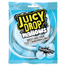 Juicy Drop Bazooka Mallows Raspberry 100g