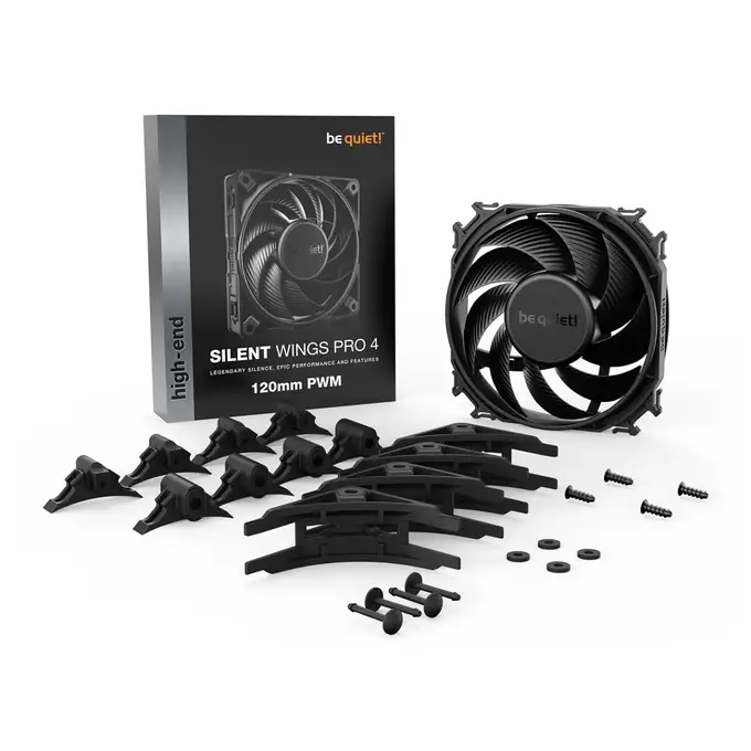 FAN 120mm Be Quiet! SILENT WINGS PRO 4 - Albagame