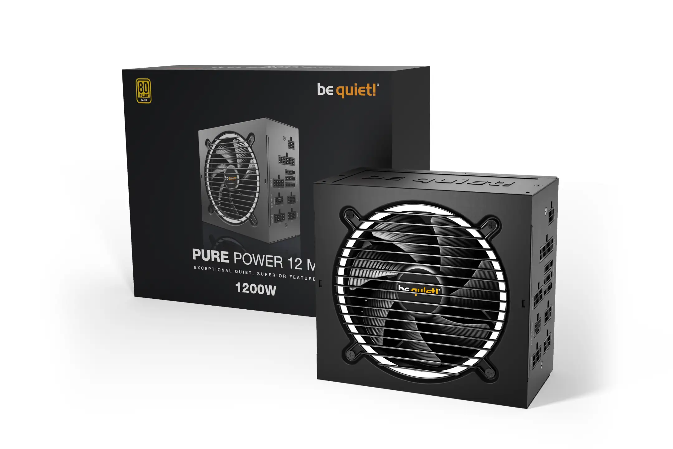 PSU 1200W be quiet! PURE Power 12 M , PCIe Gen5 600w - Albagame