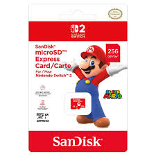 Card Micro SDXC SanDisk 256GB For Nintendo Switch 2