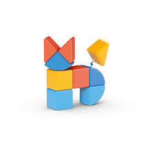 Magicube Blocks Geomag Animals 9pcs - Albagame