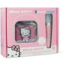 Speaker Popsing Hello Kitty Karaoke With Microphone Led