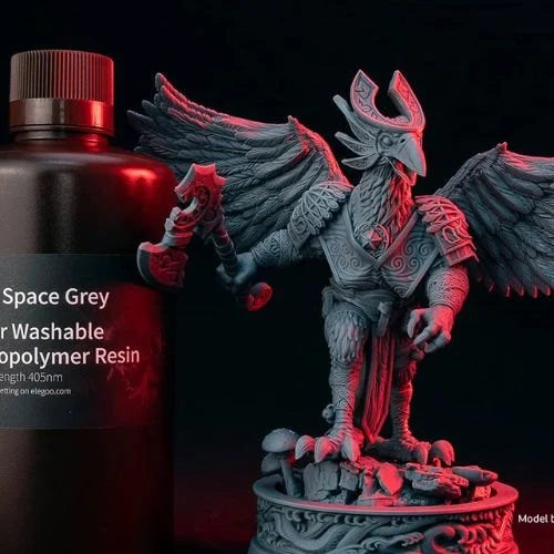 Water Washable Resin 8K 1kg Space Grey - Albagame