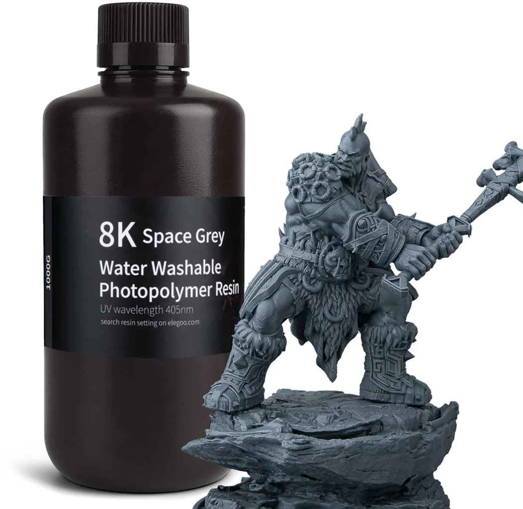 Water Washable Resin 8K 1kg Space Grey - Albagame