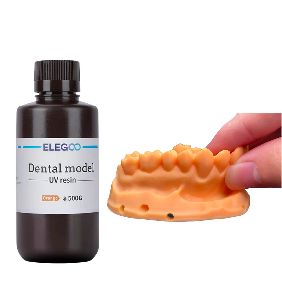 Resin Elegoo Dental Model UV 0.5kg Orange - Albagame