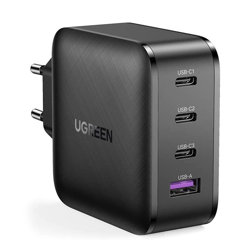 Charger Ugreen 65W with 4 Ports , 3x USB-C 1x USB-A - Albagame