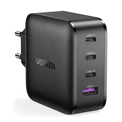 Charger Ugreen 65W with 4 Ports , 3x USB-C 1x USB-A - Albagame