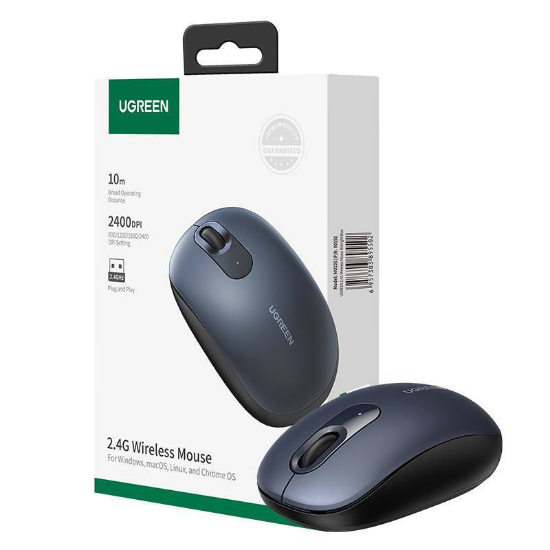 Mouse Wireless Ugreen , midnight blue (included USB-A Dongle) - Albagame