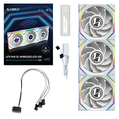 Fan Lian LI UniFan SL Wireless LCD ARGB   Reverse  White - Albagame