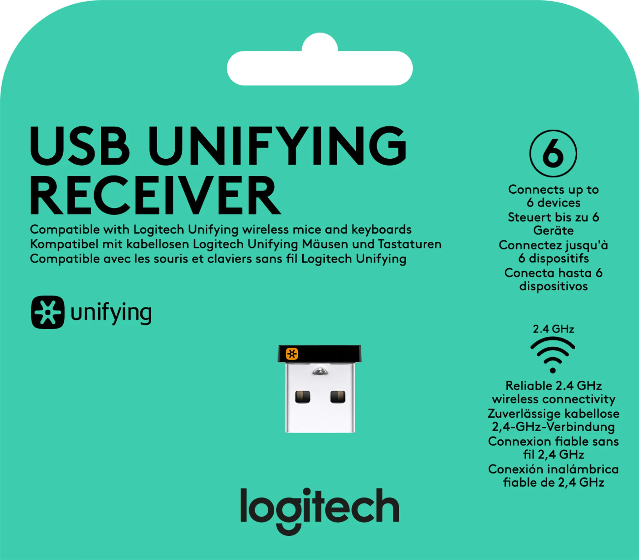 Adapter Logitech Unifying Receiver , Pico , USB-A - Albagame