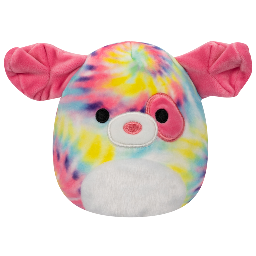 Plush Squishmallows Pink Tabby Cat/Rainbow Tie-Dye Dog - Albagame