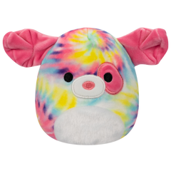 Plush Squishmallows Pink Tabby Cat/Rainbow Tie-Dye Dog - Albagame