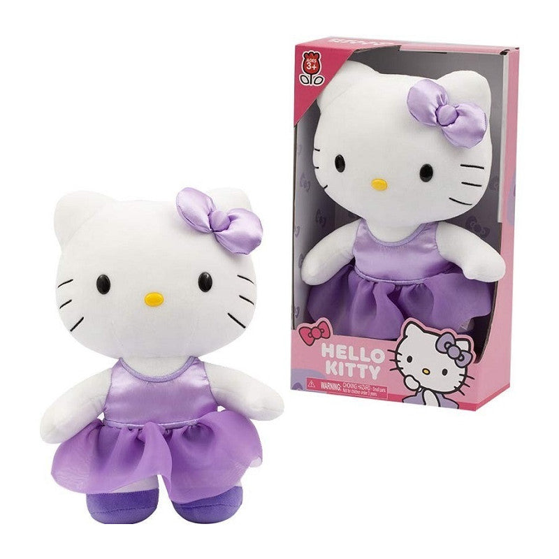 Plush Hello Kitty Purple Satin 30cm