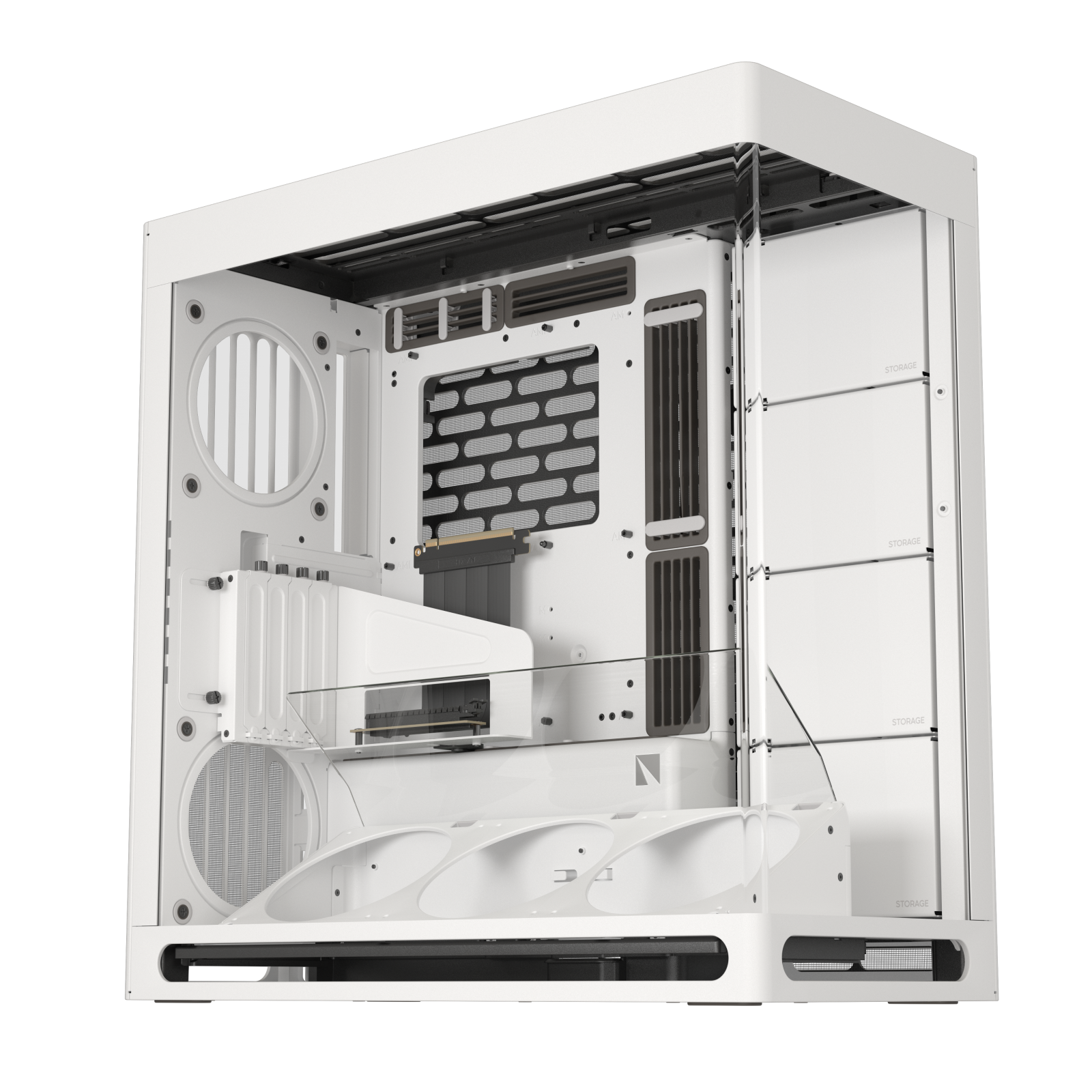 Case HAVN HS 420  vertical GPU  White - Albagame