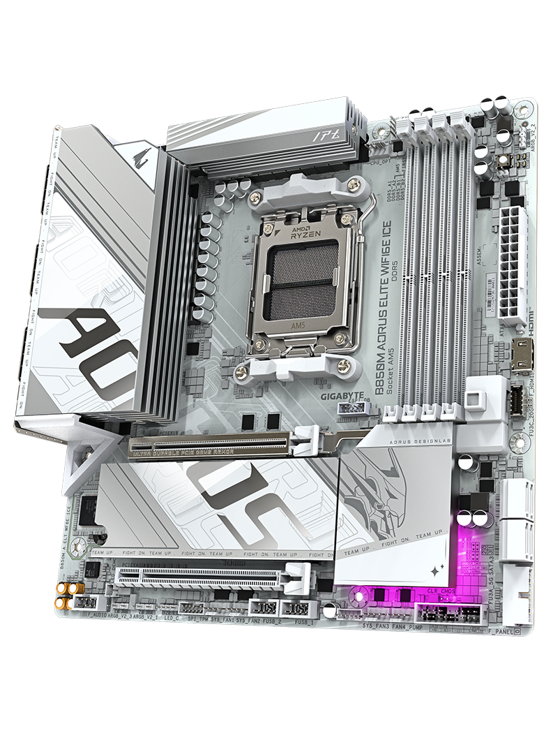 Motherboard Gigabyte B850M AORUS ELITE WIFI6E ICE - Albagame