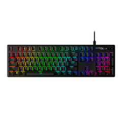 Keyboard HyperX Alloy Origins , RGB and 5 brightness levels , Mechanical Gaming HX Red Keys Linear , 100% anti-ghosting , US Layout , Black , 4P4F6AA - Albagame