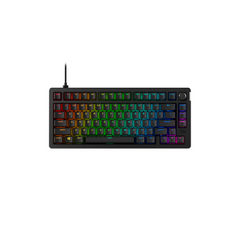 Keyboard HyperX Alloy Rise 75 , RGB and 5 brightness levels , Mechanical Gaming HX Red Keys Linear , 100% anti-ghosting , Detachable USB-C Cable , US Layout , Black , 7G7A4AA - Albagame