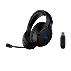 Headset HyperX Cloud Flight , Wireless Gaming Headset , Compatible with PS5 and PS4 , Detachable noise-cancellation microphone , Black/Blue , 4P5H6AA - Albagame