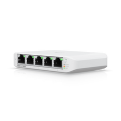 Switch 5 Ports Ubiquiti UniFi USW Flex Mini , 5x Gigabit Ethernet RJ45 10/100/1000  1x PoE port  , Managed , USW-Flex-Mini - Albagame