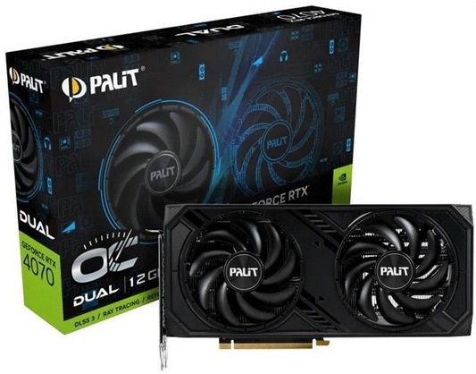GPU Palit Dual GeForce RTX 4070 12GB GDDR6X - Albagame