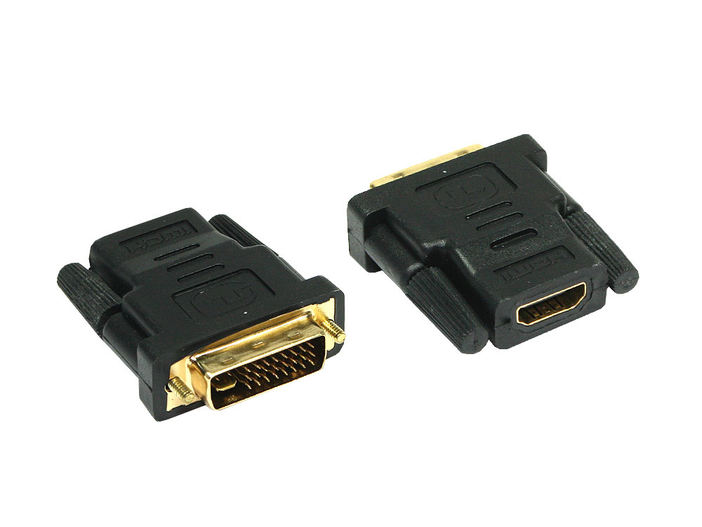 Adapter HDMI to DVI , HDMI Female , DVI Male , Black