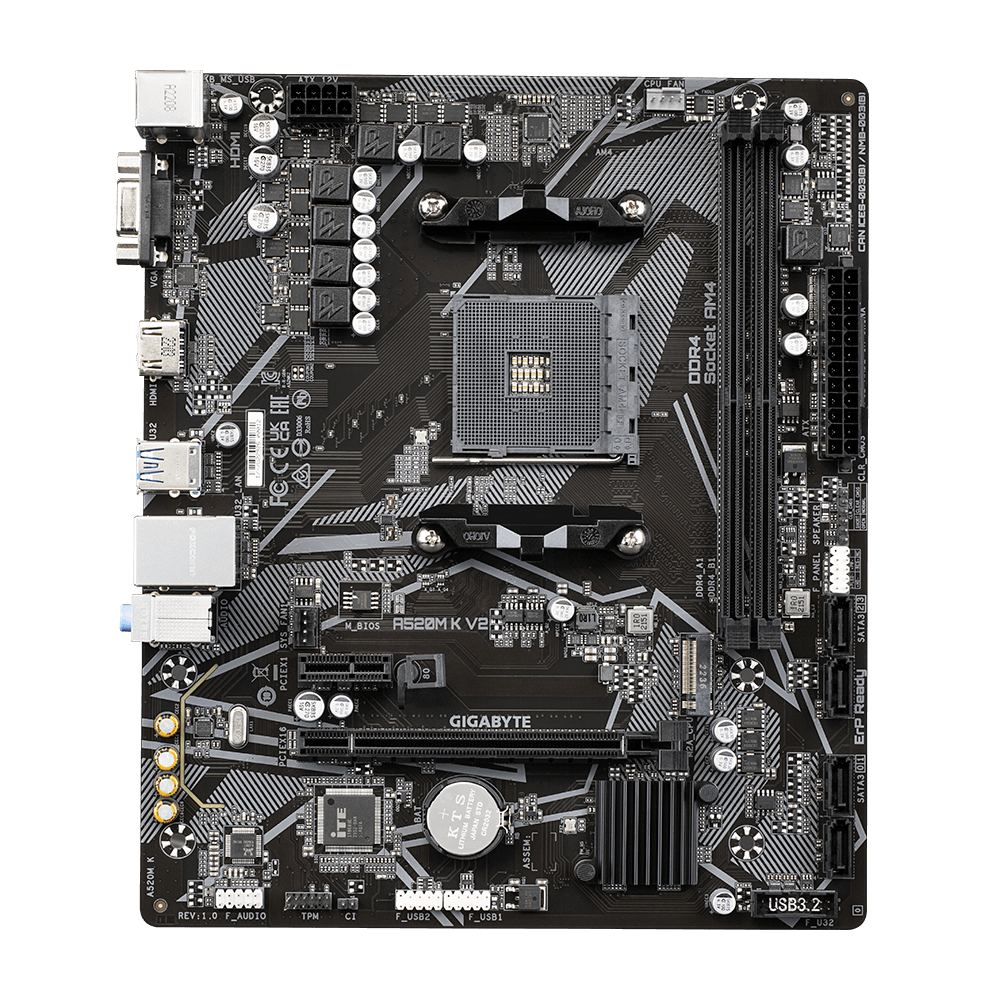 Motherboard Gigabyte A520M K V2 - Albagame