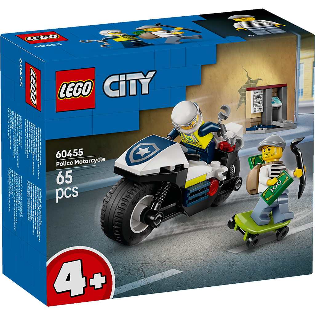 Lego City Police Motorcycle Chase 60455 - Albagame