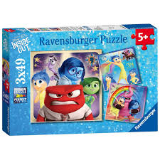 Puzzle Ravensburger Disney Pixar Inside Out 3x49pcs - Albagame